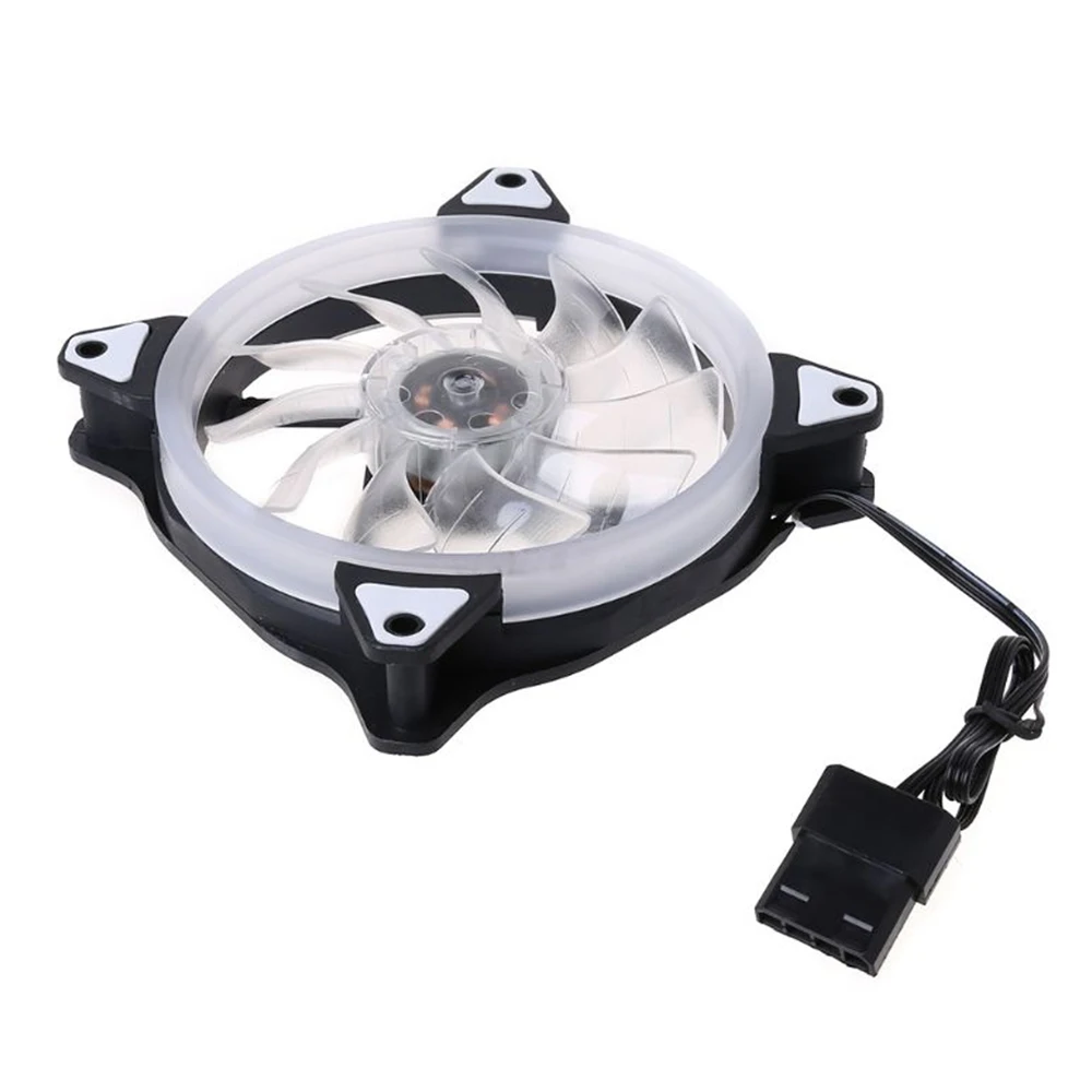 IXUR RGB красочный веер 12 см 3-контактный гидравлический подшипник для компьютера