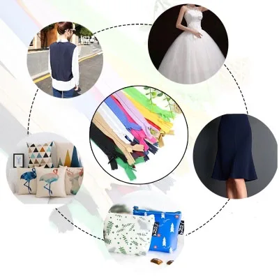 Для выведения токсинов 40 шт 3 # застежка-молния нейлона 25/30/40/50/60 см Красочные