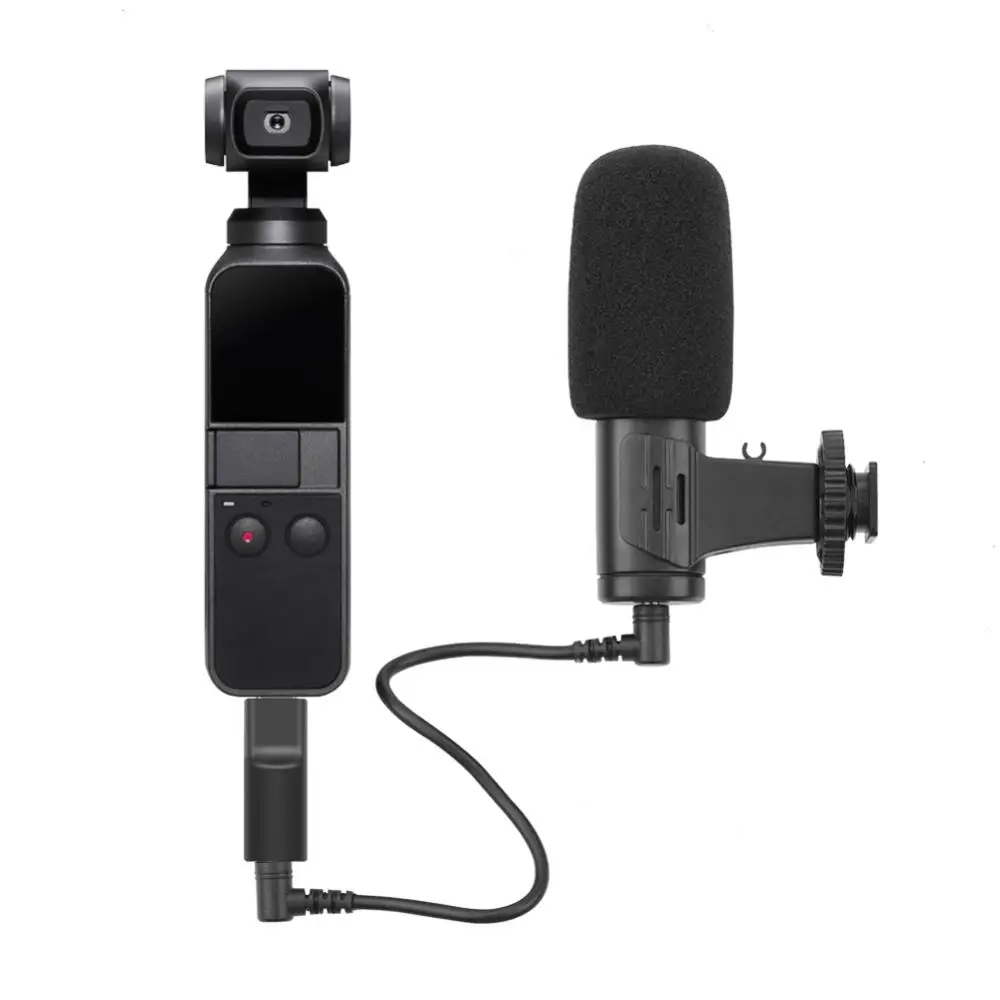 Внешний микрофон 3 5 мм для DJI Osmo Карманный ручной карданный камера Аудио адаптер