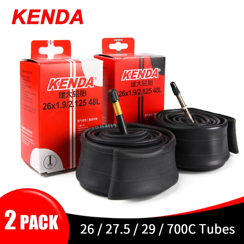 2 шт. Kenda 26/27.5/29/700c ниппелем Горный Дорожный велосипед шины реагенты обогащения