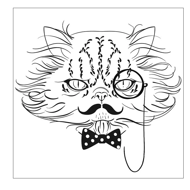 10x15 см прозрачные штампы для кошек и собак Силиконовая печать рождественские