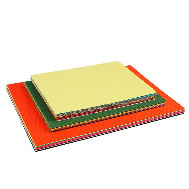 

A4 ten-color corrugated DIY handmade paper wave paper color paper art paper gift wrapping paper