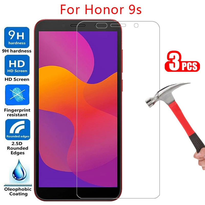 

protective tempered glass for huawei honor 9s screen protector on honor9s honer onor hono 9 s s9 5.45 safety film honer9s onor9s