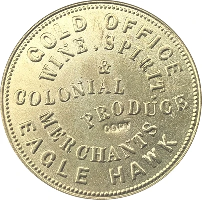 Australia 1857 1 Penny copy coin 34MM | Дом и сад