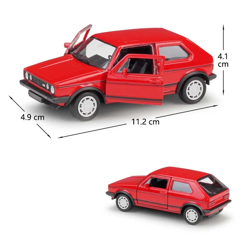WELLY литье под давлением 1:36 вытяжка назад Volkswagen Golf GTI Классическая Имитация модель