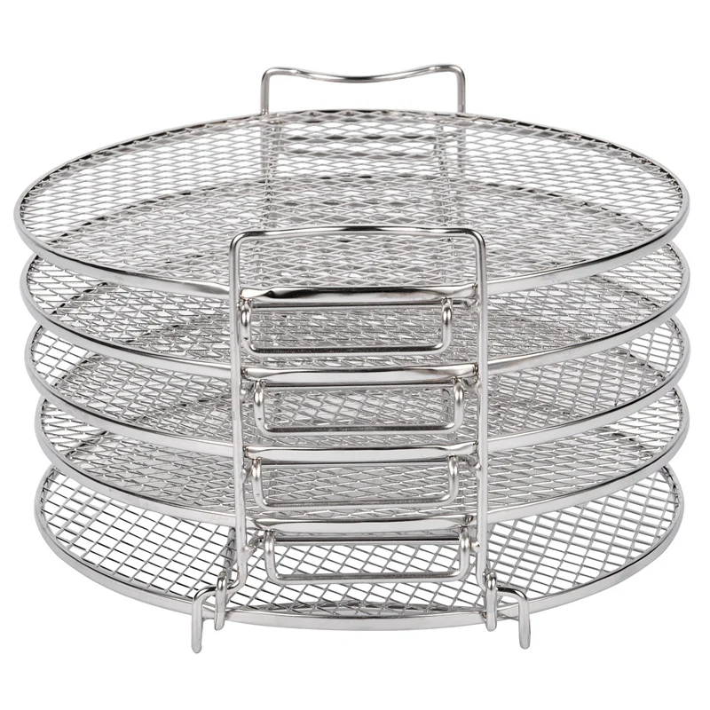 Dehydrator Rack For Ninja Foodi 6.5 &amp 8 Qt Pot Duo Crisp Qt. Stainless Steel 5 Stackable Layers | Дом и сад