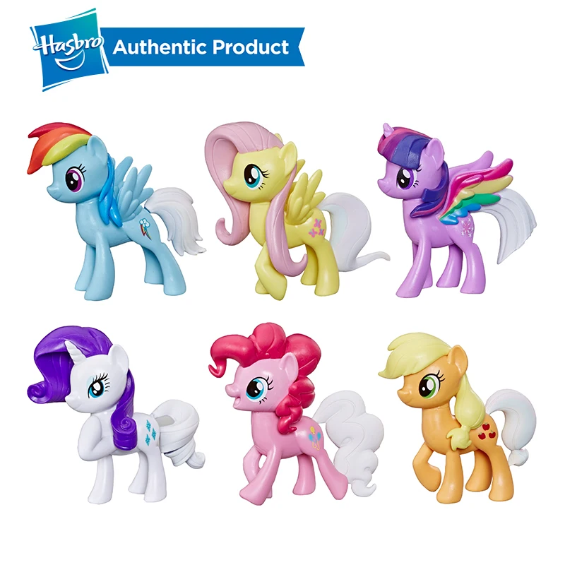 Hasbro My Little Pony игрушка радуга хвост сюрприз коллекция упаковка из 6 3 дюймовых