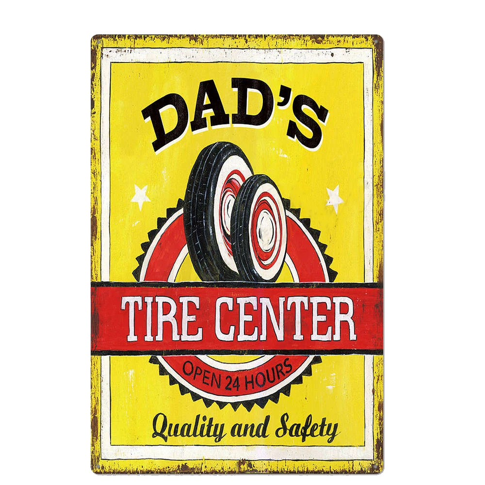 garage poster plaques service Tin Plate Sign plate repair wall mechanic man cave Decoration Metal Art tire shop Poster | Дом и сад