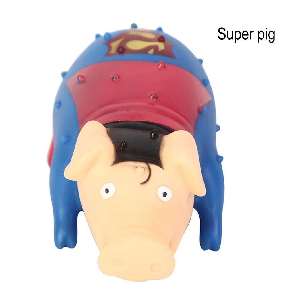 Новые милые 22 см игрушки собаки розовый кричащий резиновая свинка для домашних