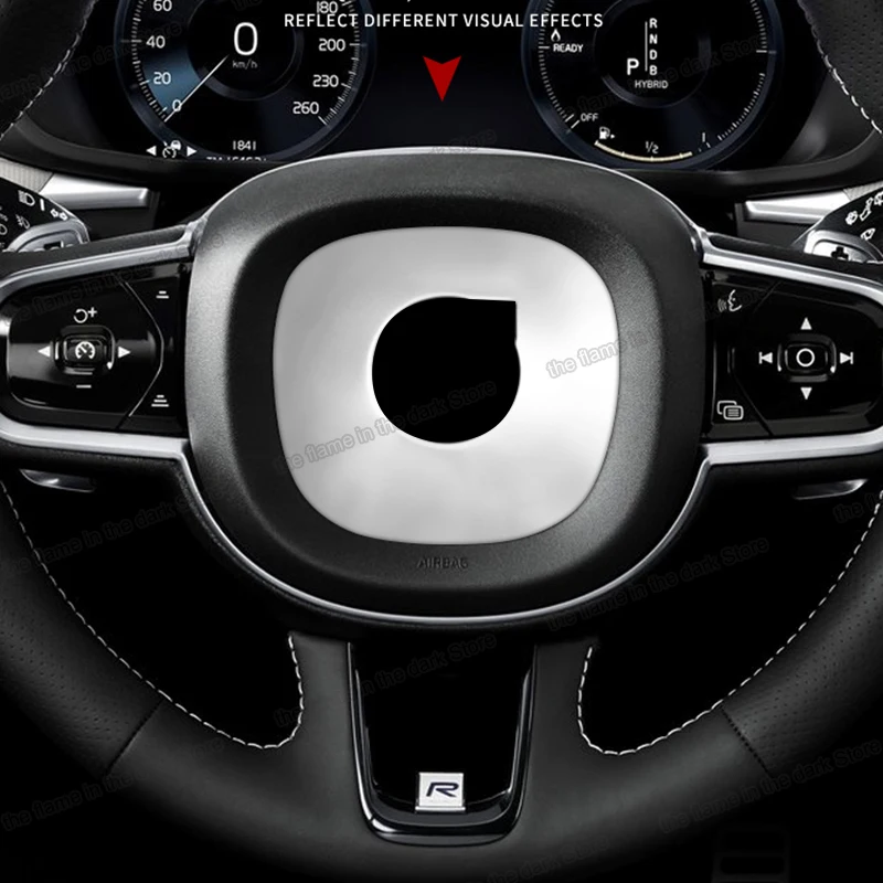 Автомобильный логотип на руль кольцо отделка украшение для Volvo Xc60 2018 2019 2020 2021