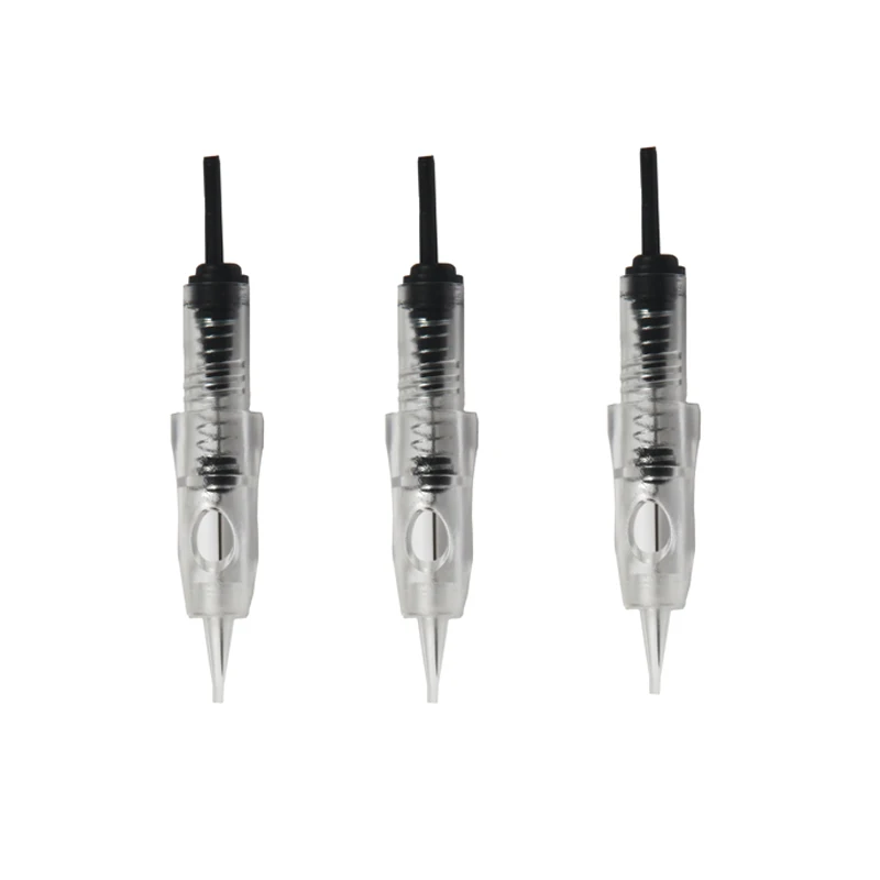 20pcs black 20 шт. высокое качество 1R 3R 5R 5F 7F картридж иглы для устройство микропигментирования Перманентный макияж машина с панелью - Габаритные размеры: 20pcs black