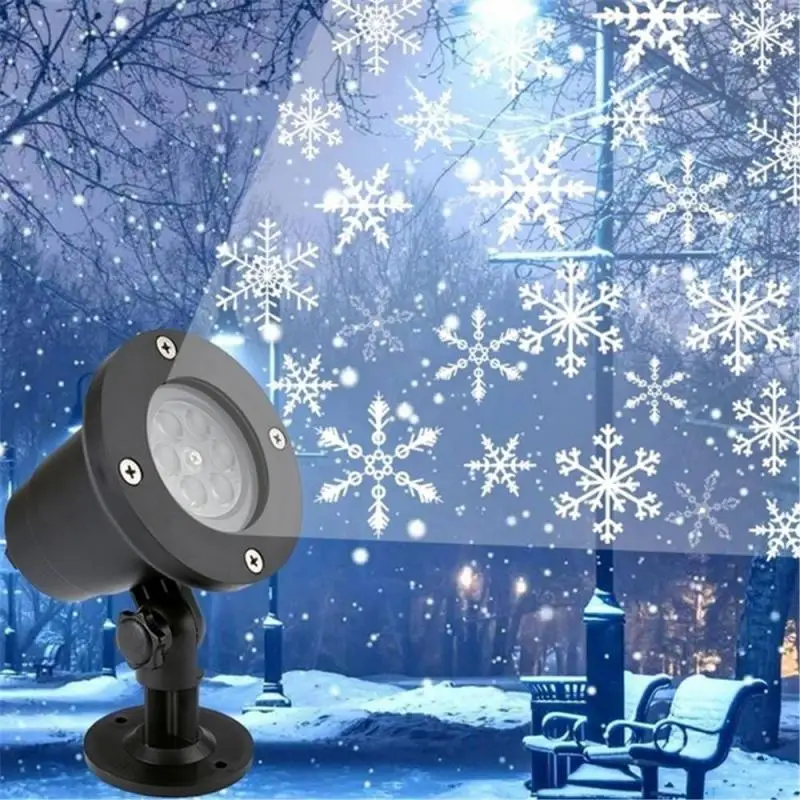 

Snowflake Projector Light Super Bright Christmas Led Laser Lights Outdoor Lawn LED Projection Lamp Waterproof Landscape Decor