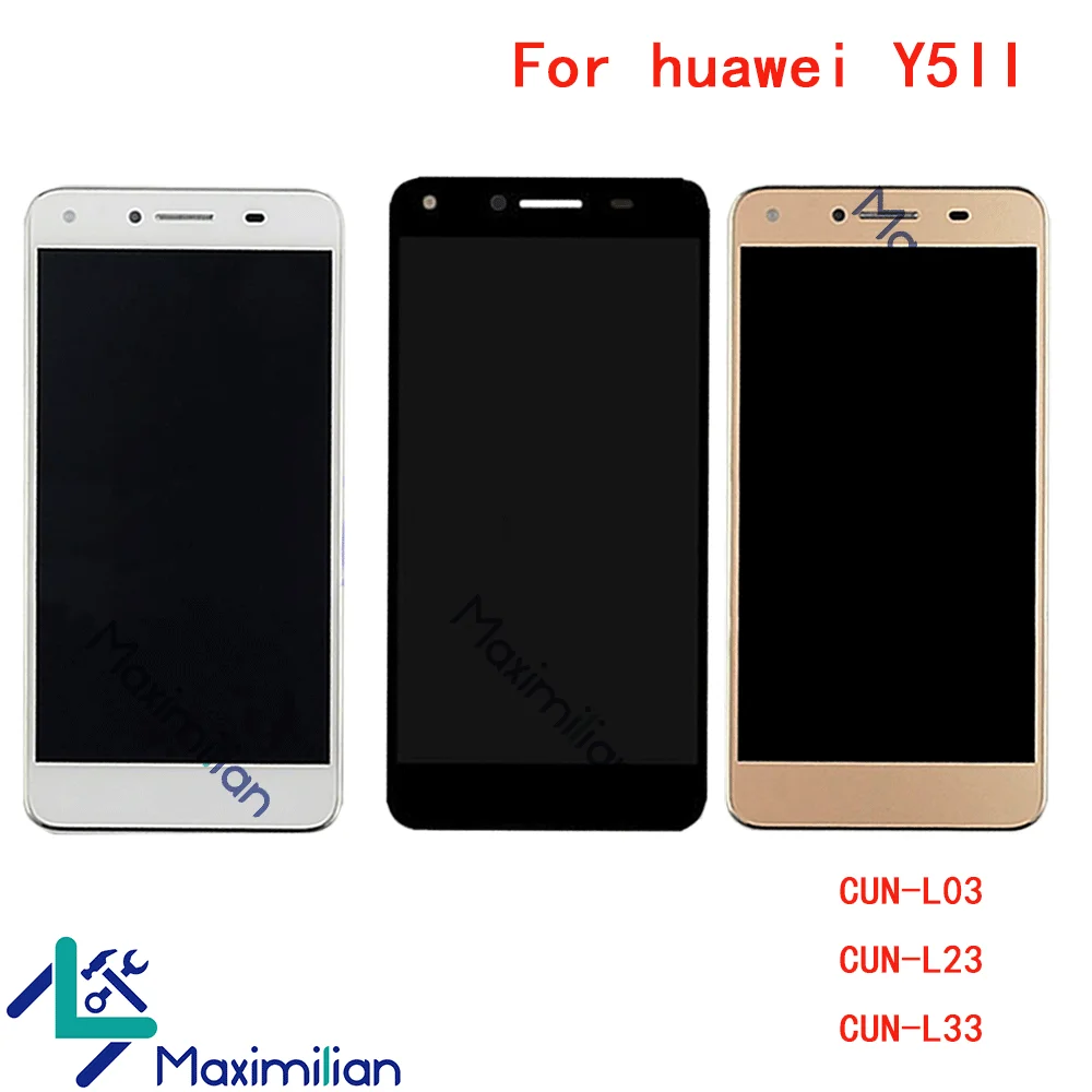 ЖК дисплей для huawei Y5II Y5 II 2 CUN U29 L23 L03 L33 L21 L01 сенсорный экран стеклянная сборка Рамка