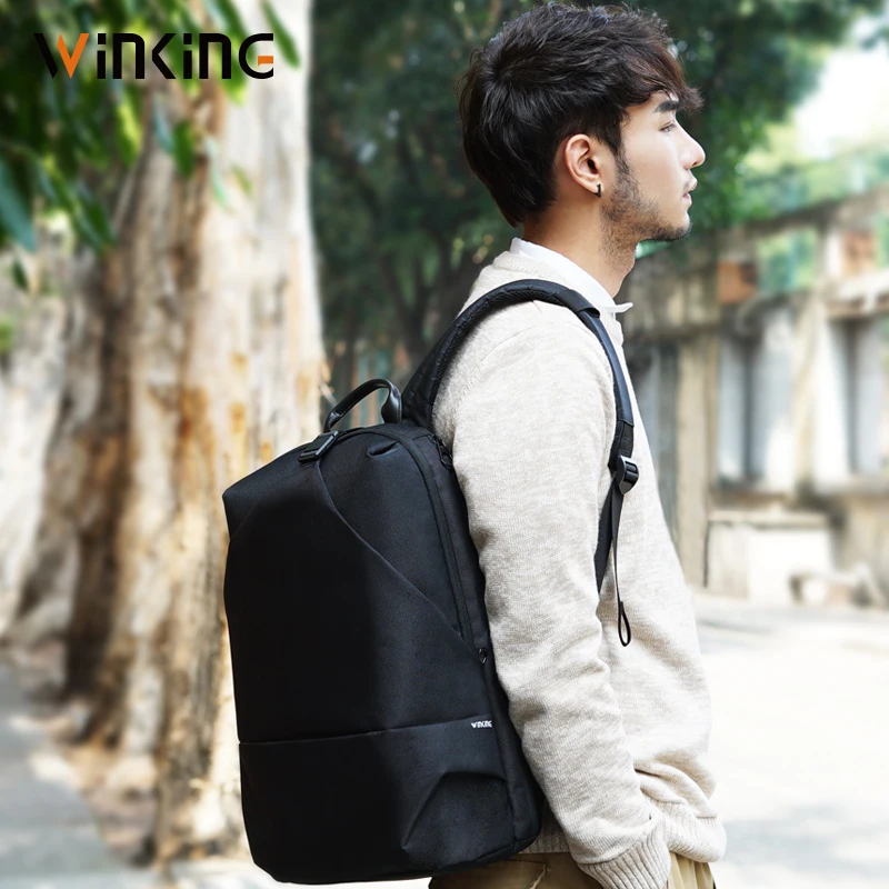 Рюкзак Kingsons с защитой от кражи для мужчин и женщин нейлоновый модный дорожный