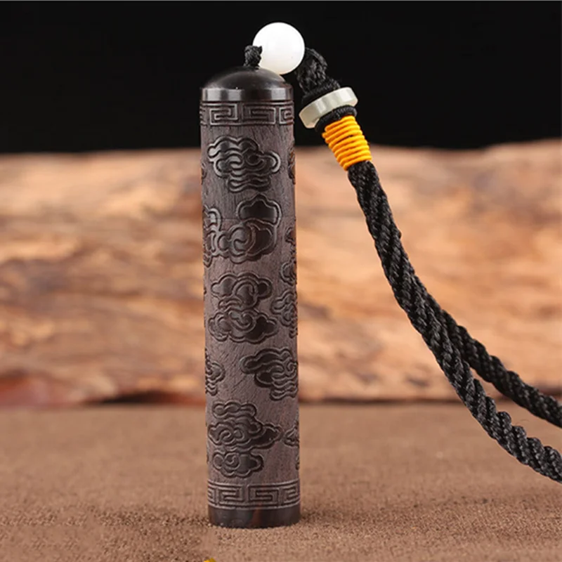 

Держатель для зубочисток из черного сандалового дерева