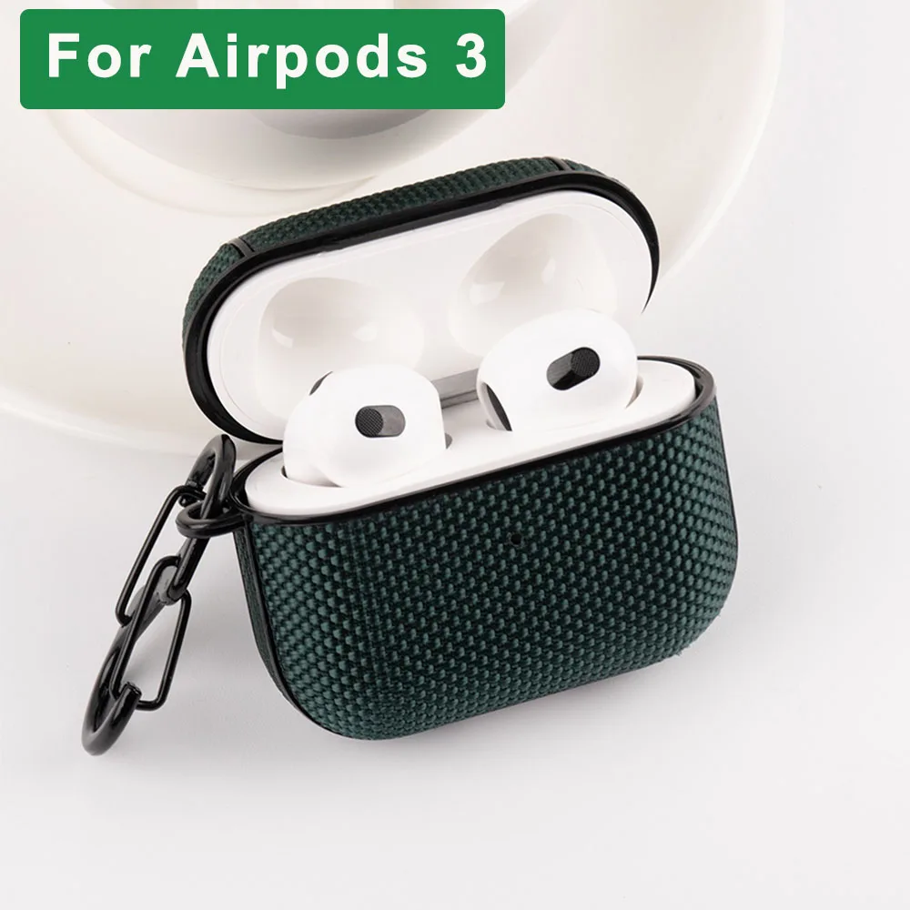 Нейлоновый тканевый чехол для Airpods 3 с защитой от падения наушников Apple AirPods