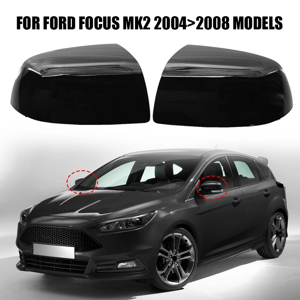 

Black ABS Plastic наклейки на авто Side Mirror Cap Replacement for Ford Focus 2005-2007 Gloss Black 1 Pair Signal Lamp Assembly