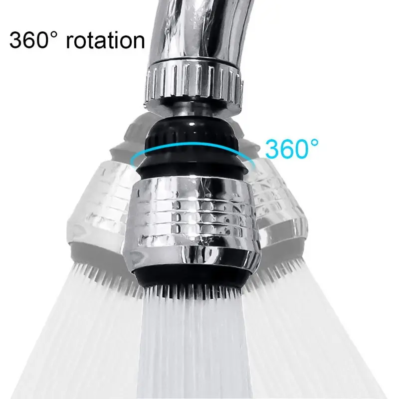 

360 Rotate Faucet Kitchen Faucet Aerator Water Bubbler Water Saving Filter Shower Head Nozzle Tap Connector
