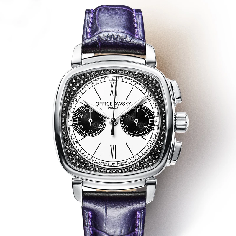 Женские кварцевые часы с ремешком Awsky водонепроницаемые до 30 м|Женские наручные