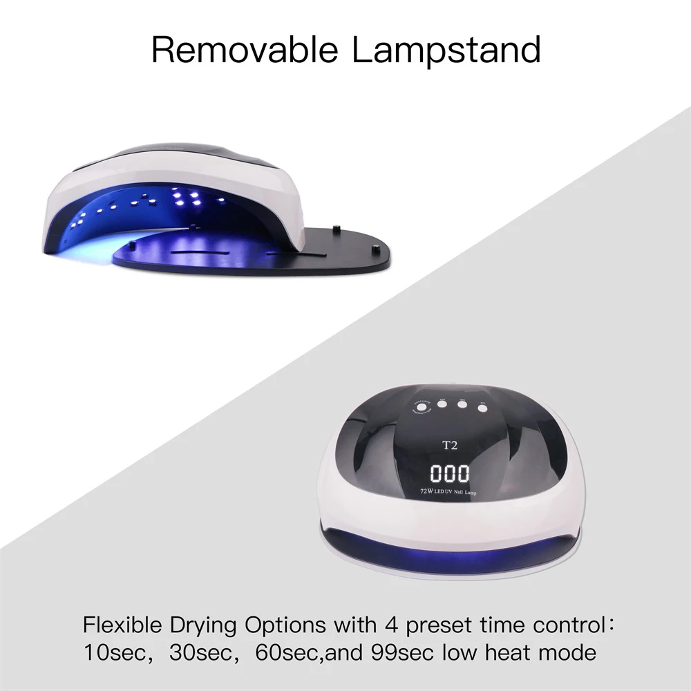 Светодиодная лампа для сушки ногтей 72 Вт 36 шт. светодиодный маникюрный УФ-гель с