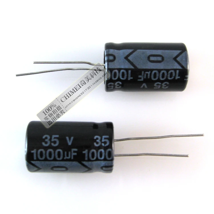 Бесплатная доставка. 35В 1000 мкФ электролитический конденсатор Размер 13 13*21 мм x21мм