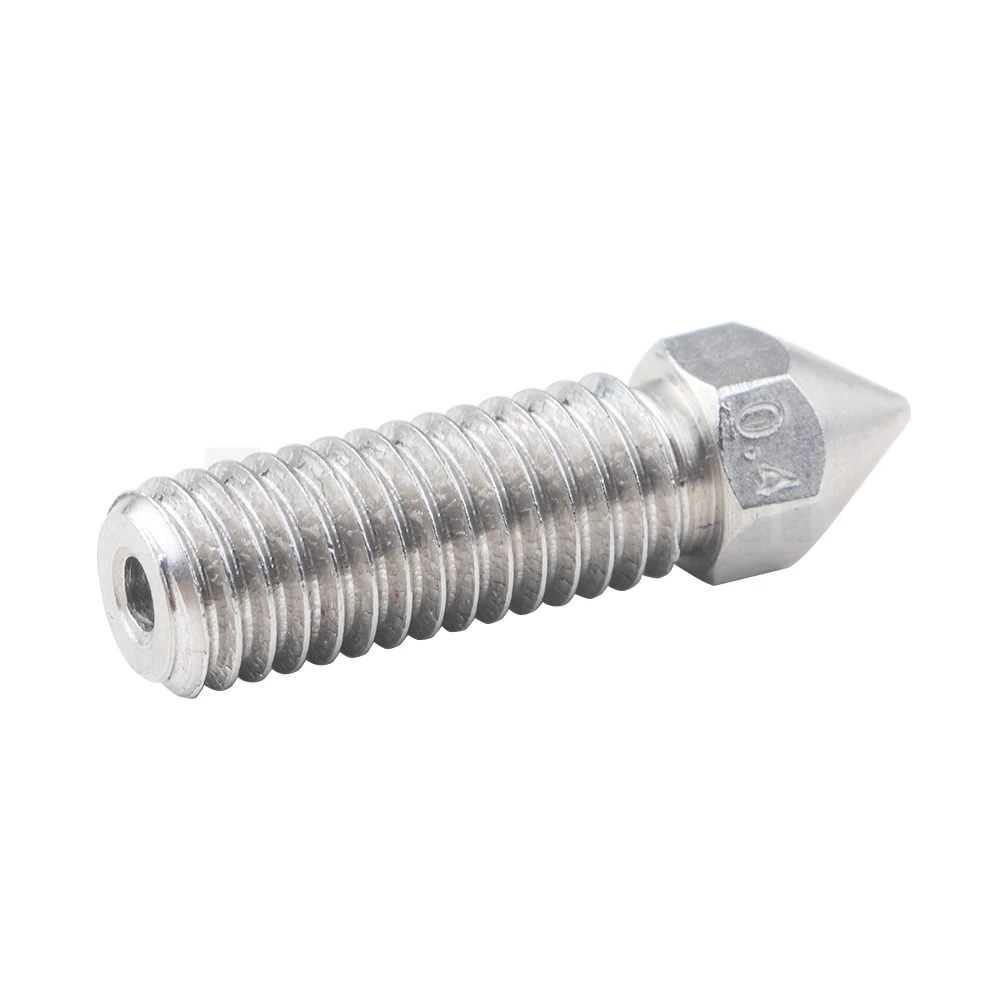 10Pcs/lot 3D Printer High Speed Volcano Nozzle Sharp Brass Copper Stainless steel 0.2-1.0mm For 1.75mm Filament Hotend Extruder |
