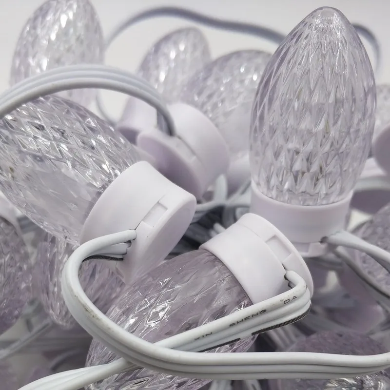 50 узлов Адресуемая светодиодная Рождественская Пиксельная гирсветильник да RGB S24