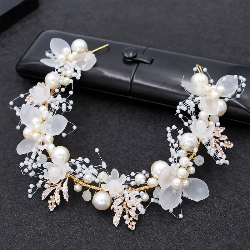 

Alloy Flower Hair Pins for Bridal Crystal Hair Clip Bride Headwear Wedding Hair Accessories hair decoration for woman