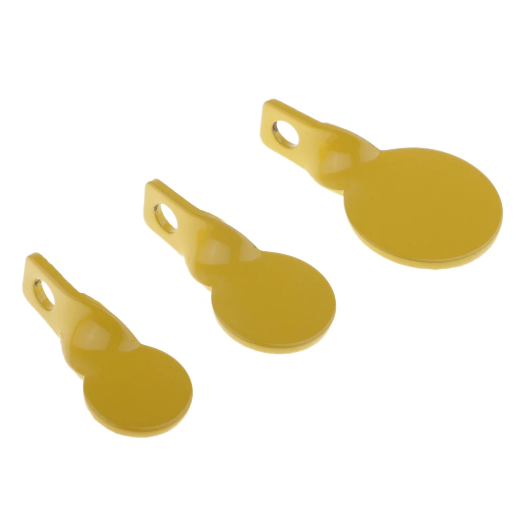3pcs Stainless Steel Spinner Target Plates 2.5cm 3cm 4cm for Shooting Hunting Practice | Спорт и развлечения