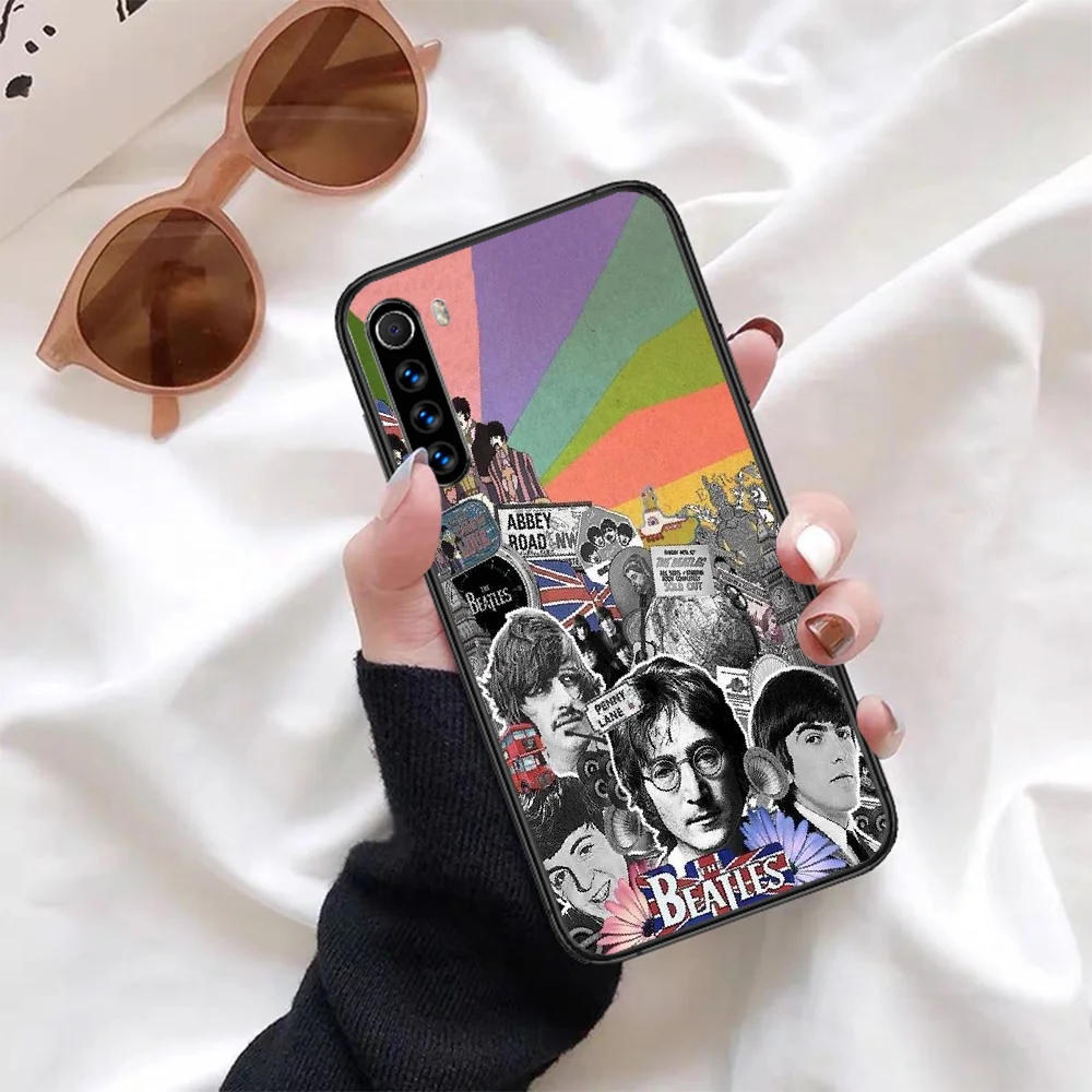

the Beatle band Phone Case For Xiaomi Redmi Note 7 8 8T 9 9S 4X 7 7A 9A K30 Pro Ultra black Prime Painting Coque Luxury Cover 3D