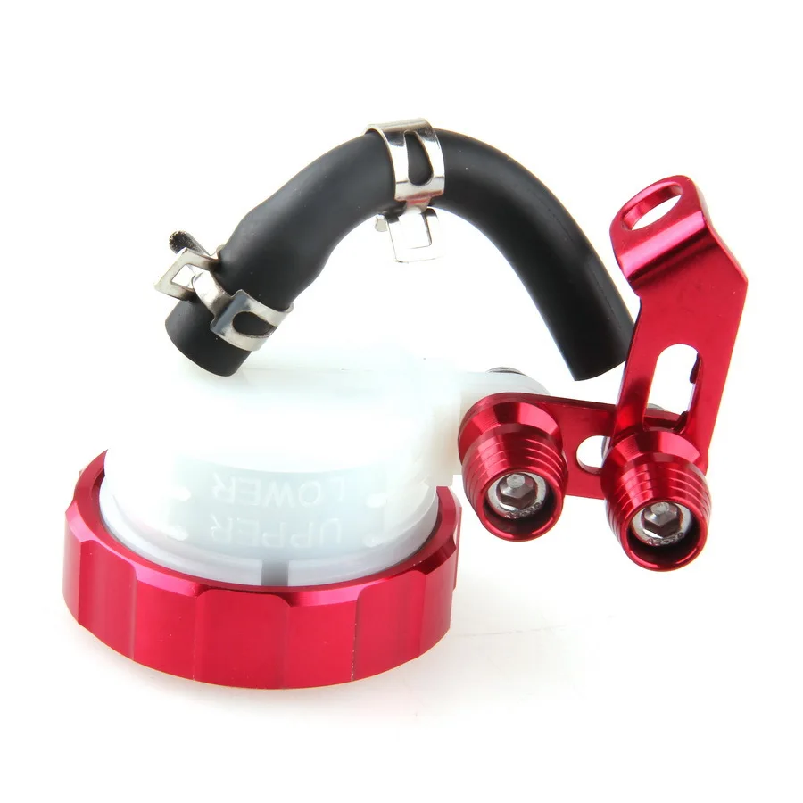 

Aluminum & plastic Motorcycle Front Brake Clutch Tank Fluid Oil Cylinder Reservoir Fit for All Japan Motorbike Motorcycle Red