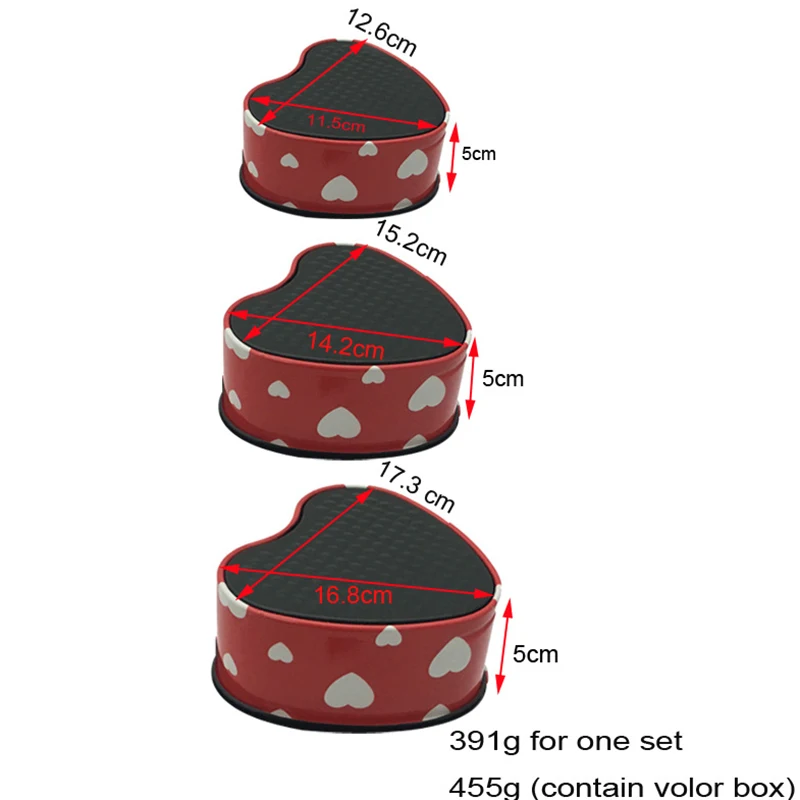 Набор из 3 предметов круглый набор для торта антипригарный пружинный форма