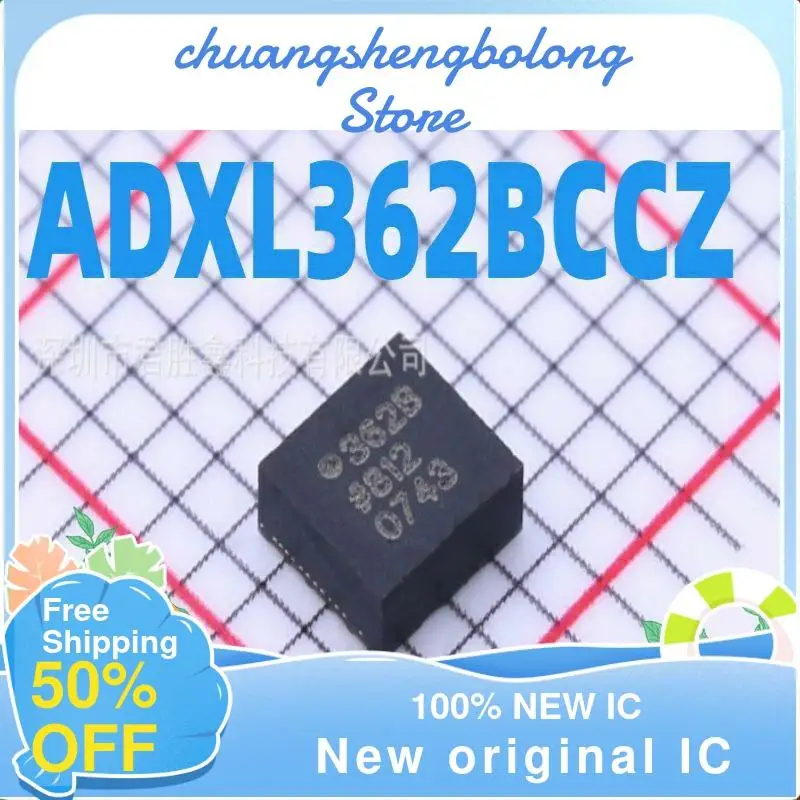 5PCS ADXL362 ADXL362BCCZ 362B LGA16 New original IC