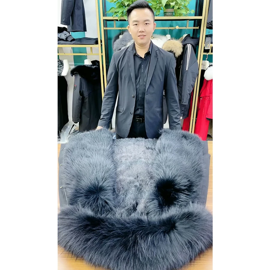 

Real Fur Jacket Men Winter Parka