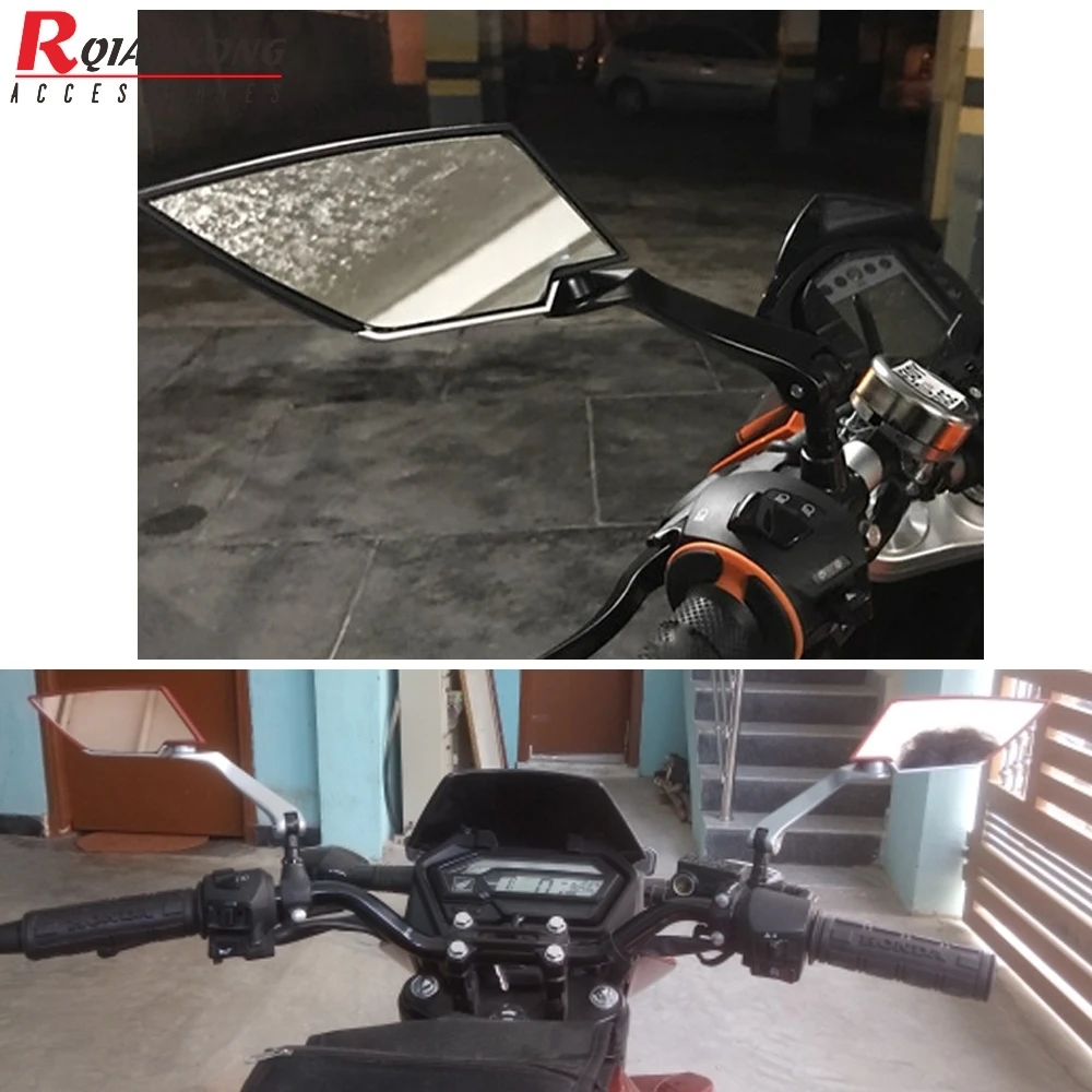 Универсальный 8 мм 10 винт мотоцикл заднего вида боковое зеркало для Ducati Monster 796 821