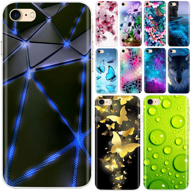 Для Fundas iPhone 7 чехол мягкие силиконовые чехлы TPU задняя крышка для Iphone Plus iPhone7 IPhone