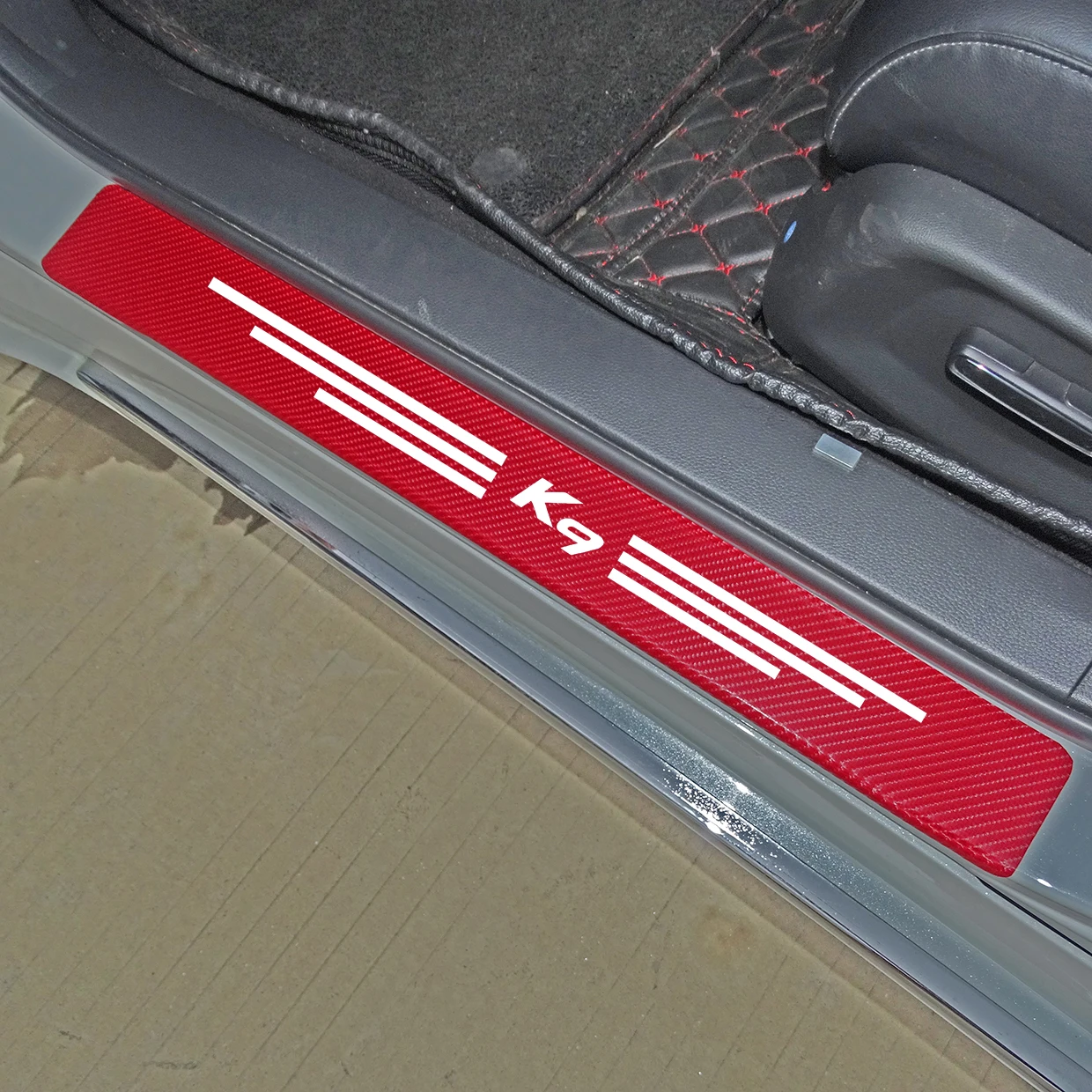 4 шт. углеродного волокна двери автомобиля Наклейка для порога Kia Sportage 3 QL K2 ОПТИМА