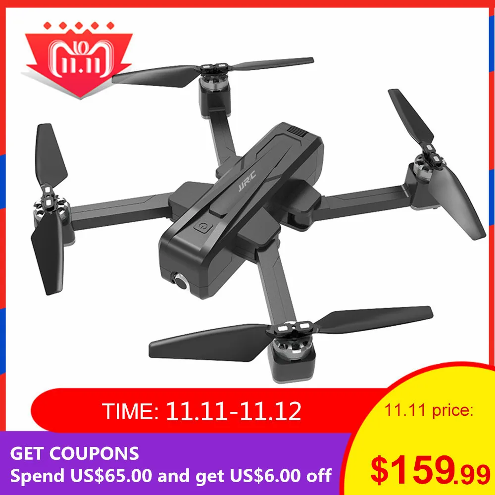 Складной JJRC X11 5G RC дроны wifi FPV с 2K камерой gps 20 минут время полета дистанционное