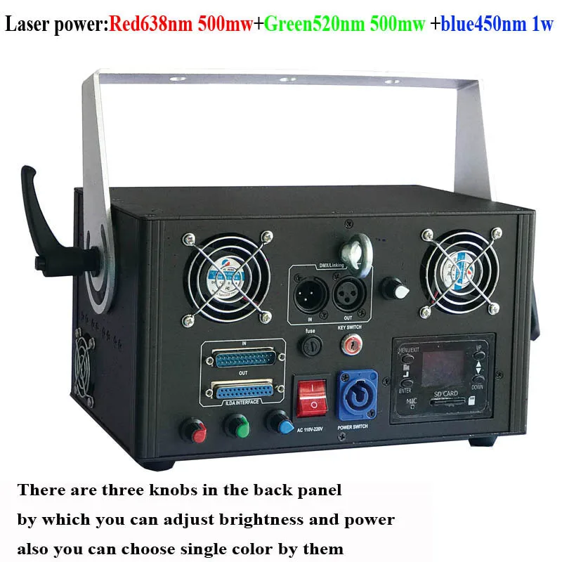 Удивительные продукты из Китая диодный лазер 2 Вт Rgb цветной Dj-светильник Dmx Ilda