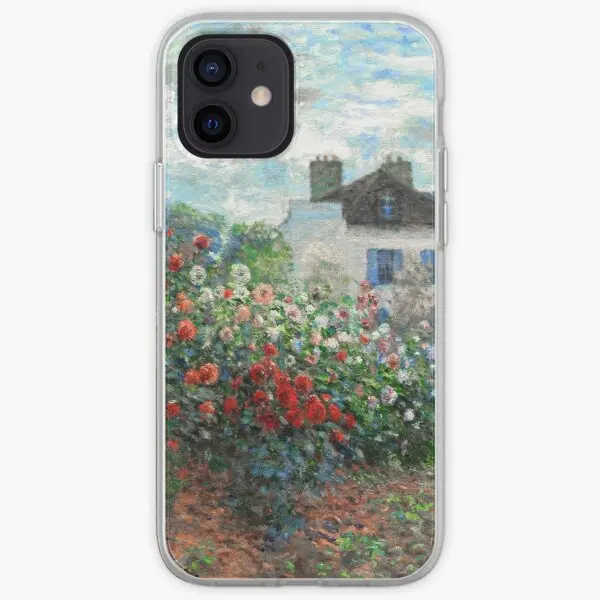 

Claude Monet Artist Is Garden Argenteuil Phone Case for iPhone 5 5S 11 12 13 Pro Max Mini 6 6S 7 8 Plus X XS XR Max Flower