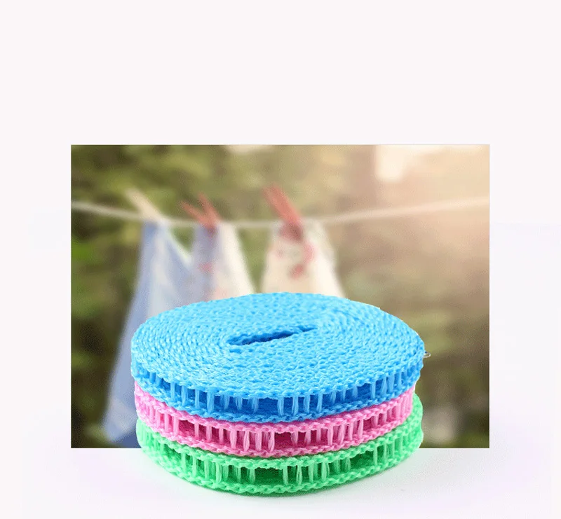 5M/3M Home Windproof Clothesline Travel Retractable Rope Washing Line Non-slip Outdoor Camping Drying Clothes Hanger Rack | Дом и сад