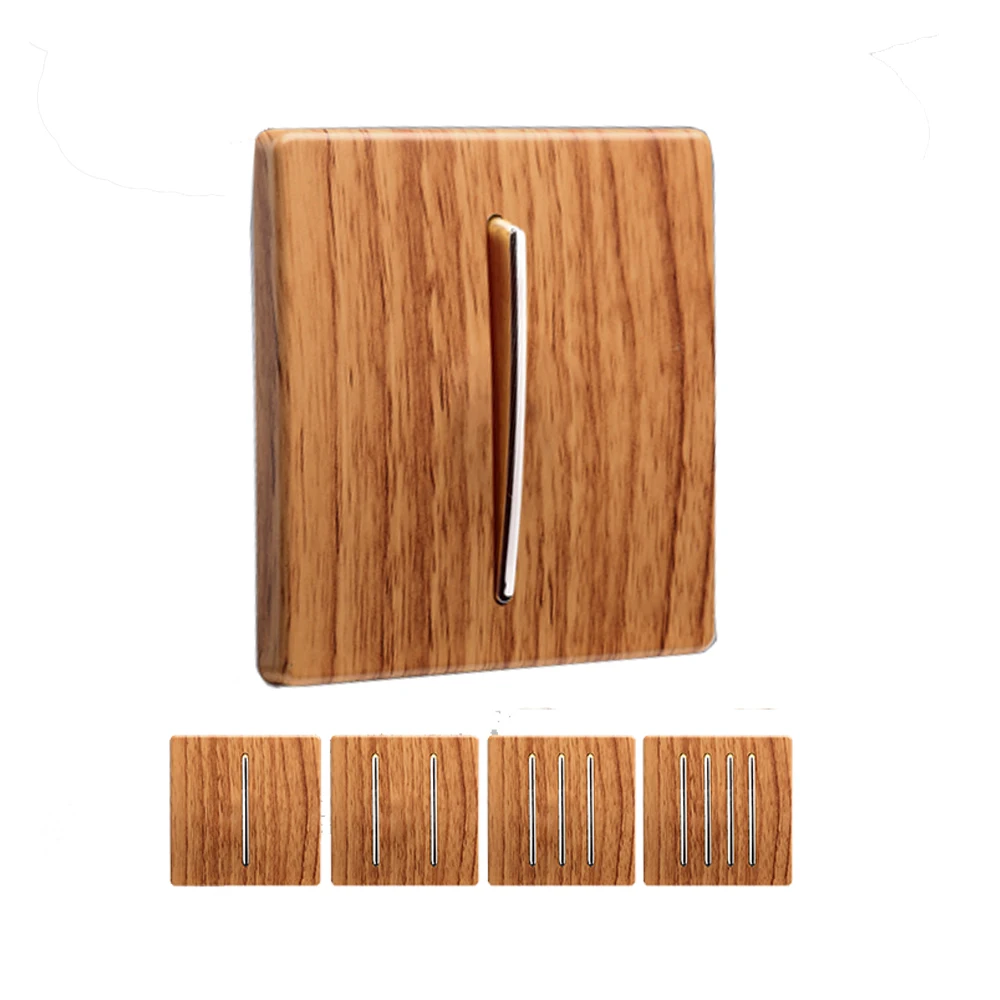 Настенный переключатель с пластиковой панелью 1/2/3/4 клавиши | Обустройство дома