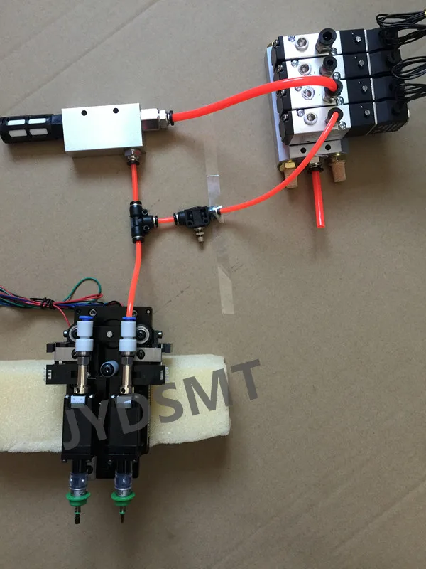 BT200 SMT DIY монтажный разъем Nema8 полый вал шаговый для выбора места двойной головкой