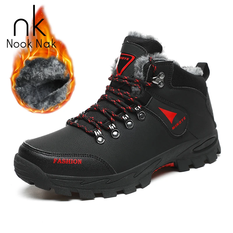 

Nooknak 2021 New Breathable Wear-Resistance Comfortable Trekking Shoes.keep Warm Hiking Shoes Size 39-47