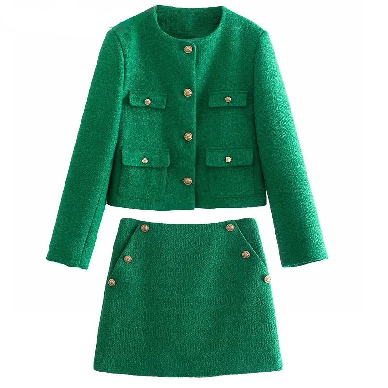 

Осенняя новинка, Женский Универсальный Повседневный текстурный двубортный костюм, куртка и Женская офисная одежда с высокой талией