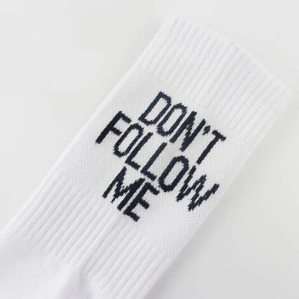 Хлопковые теплые носки креативные с буквенным принтом футбольные баскетбольные