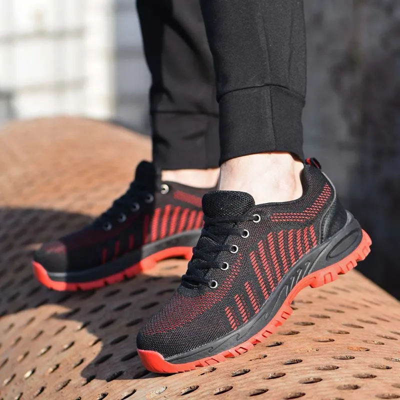 Мужская Осенняя сумка для обуви защиты от ударов со стальной головкой