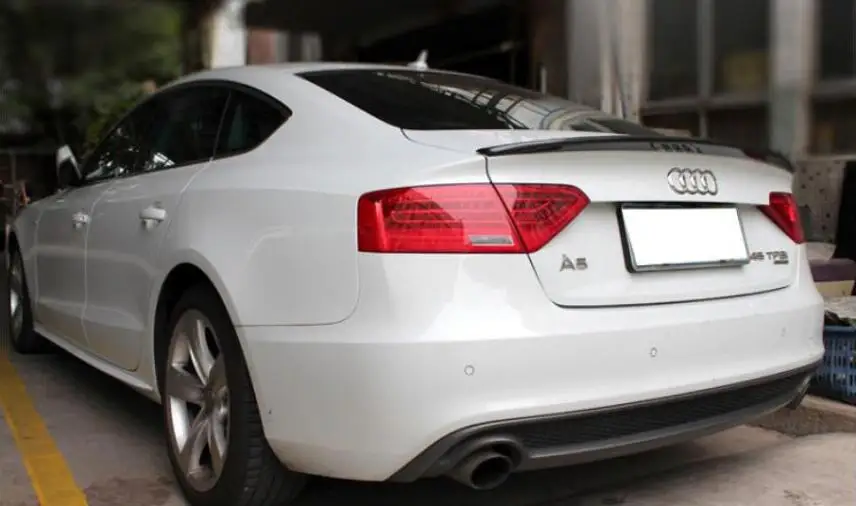 Высокое качество углеродного волокна задний багажник спойлер крыло подходит для