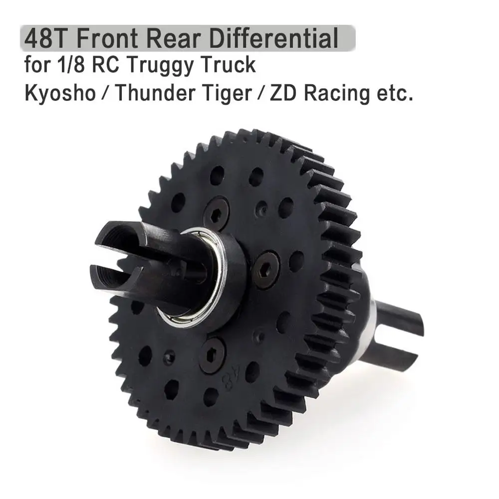 48T M1 дифференциал для 1/8 RC Car Buggy Truggy SCT DF Models 6684 ZD Racing 8474 Kyosho Thunder|Детали и аксессуары|