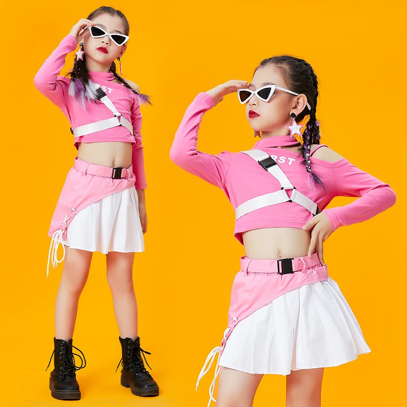 

Children'S Cheerleader Outfits New Year'S Day Performance Costumes Hip Hop Clothing Sports Girls Jazz Dance Costumes DQS8528